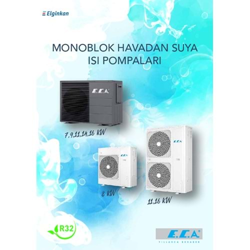 Eca Siyah İnci 16 Kw Monoblok Isı Pompası